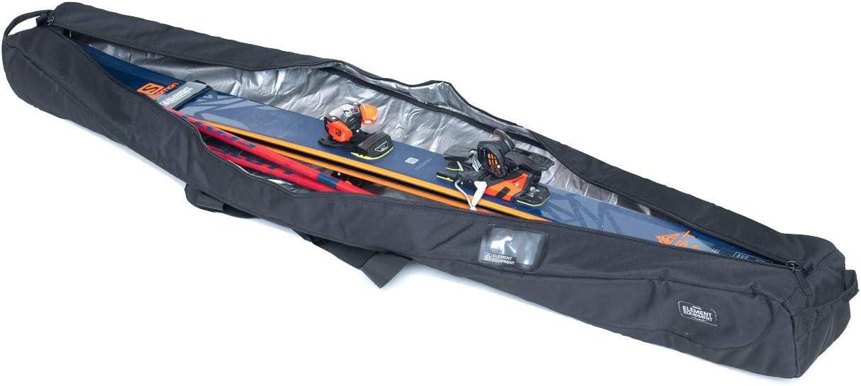 image:imageElement Equipment Deluxe Padded Ski Bag Single Premium High End Travel BagBlack Ripstop