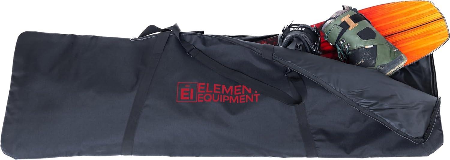 image:imageElement Equipment Padded Snowboard Bag Travel Snowboard BagBlackRed
