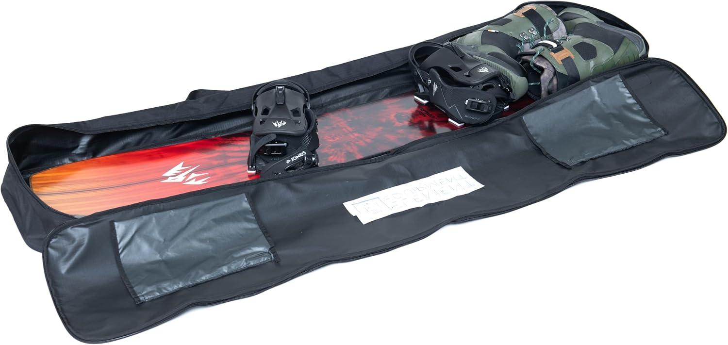 image:imageElement Equipment Snowboard Bag with Shoulder Strap and Gear PocketsGrey Ripstop