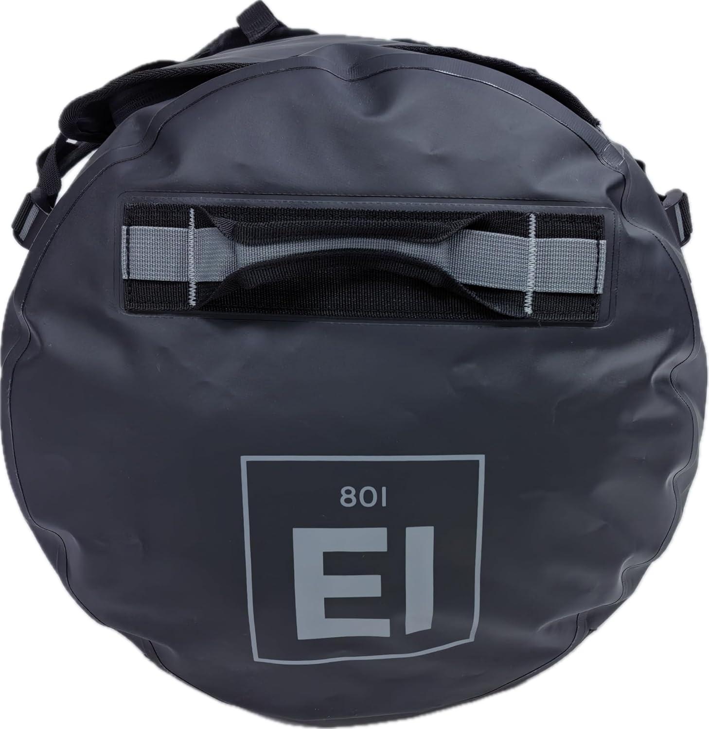 image:imageElement Equipment Trailhead Duffel Bag Shoulder Straps Waterproof OliveGreen Small20 BlackGrey