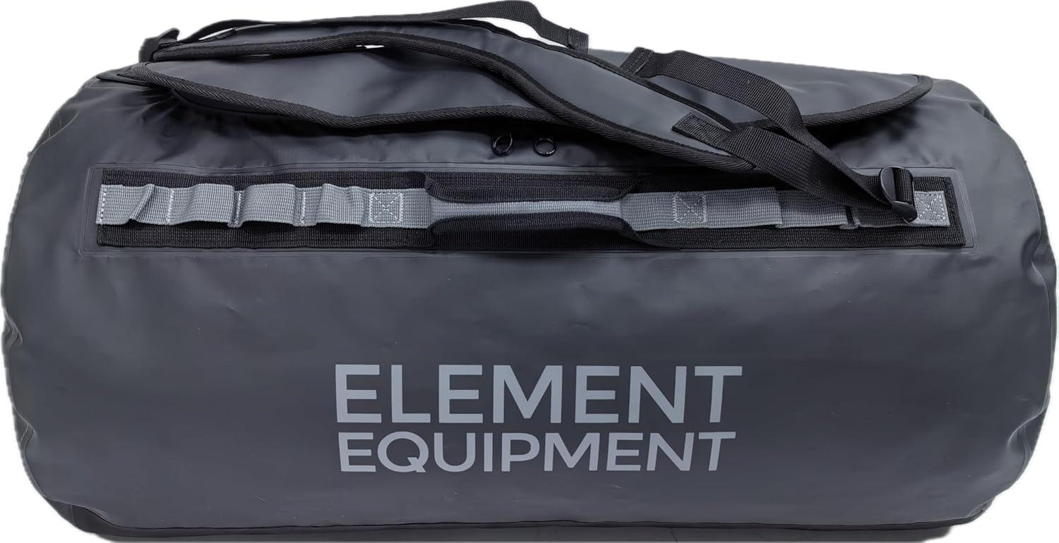 image:imageElement Equipment Trailhead Duffel Bag Shoulder Straps Waterproof OliveGreen Small20 BlackGrey