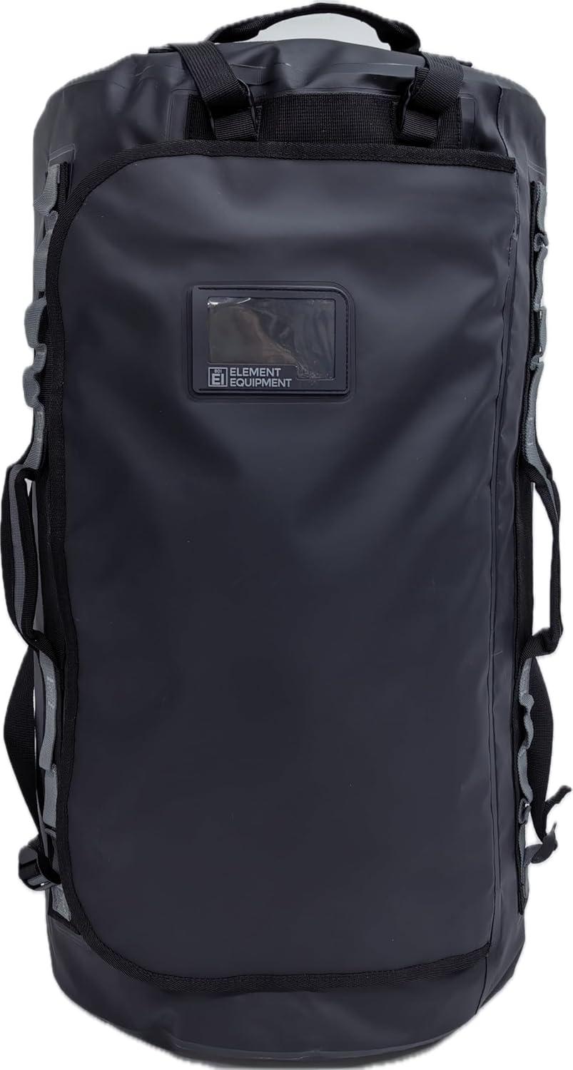 image:imageElement Equipment Trailhead Duffel Bag Shoulder Straps Waterproof OliveGreen Small20 BlackGrey