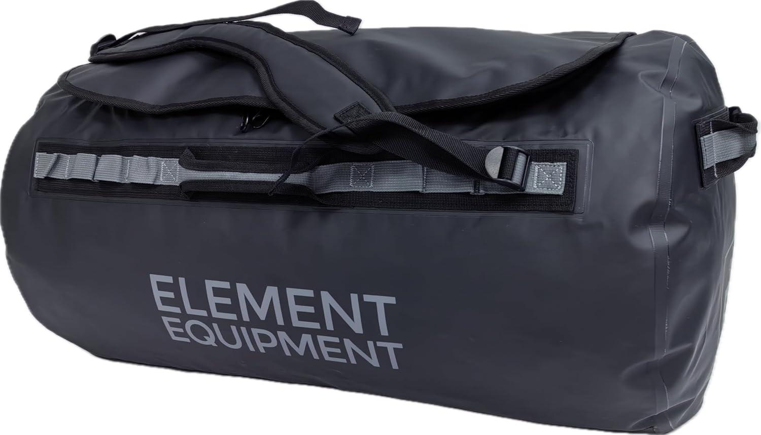 image:imageElement Equipment Trailhead Duffel Bag Shoulder Straps Waterproof OliveGreen Small20 BlackGrey