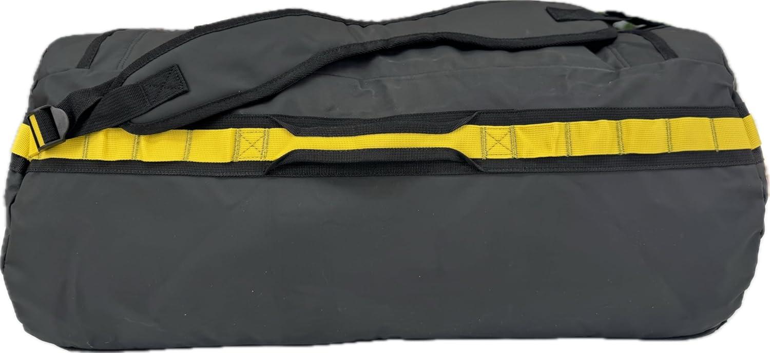 image:imageElement Equipment Trailhead Duffel Bag Shoulder Straps Waterproof OliveGreen SmallBlackYellow