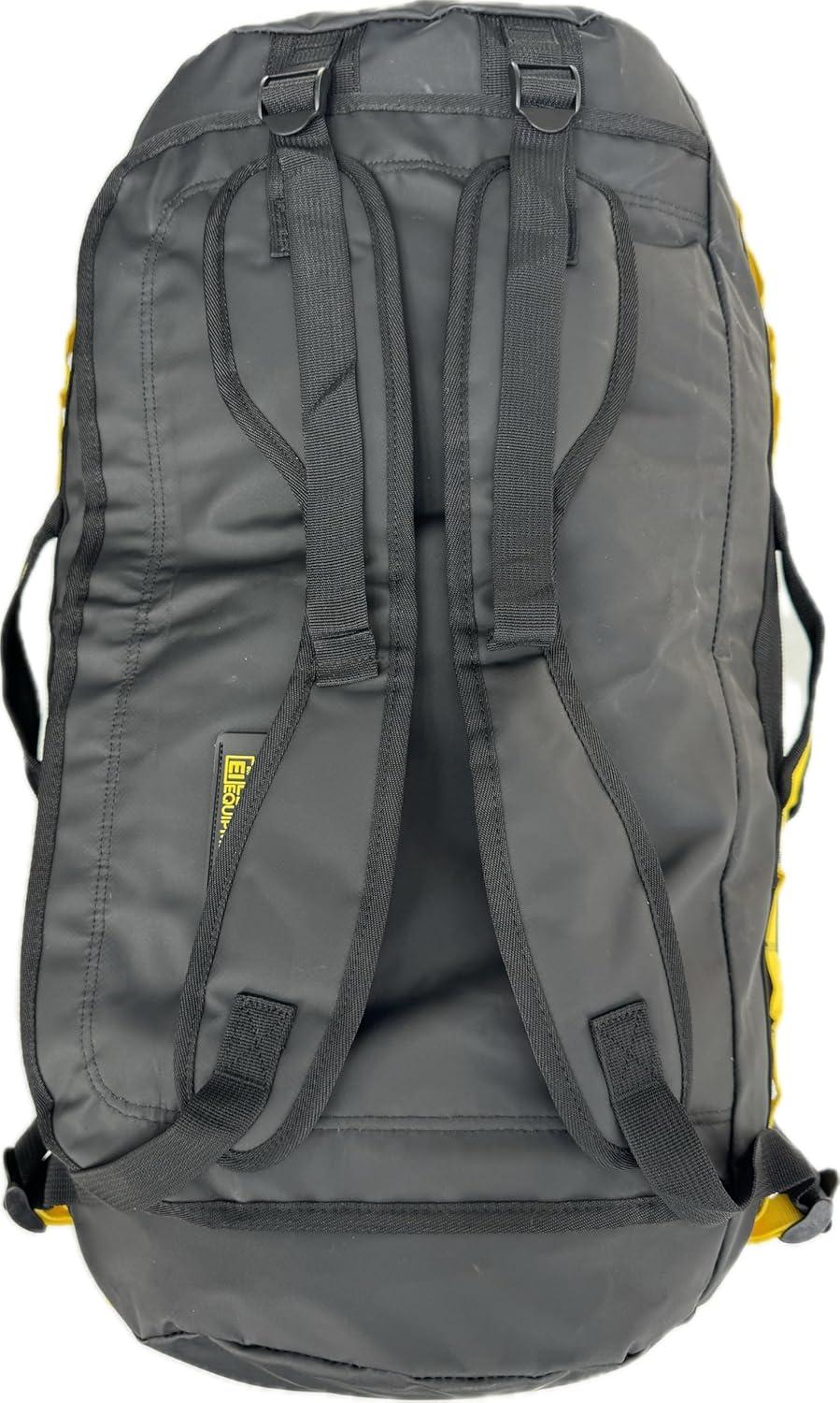 image:imageElement Equipment Trailhead Duffel Bag Shoulder Straps Waterproof OliveGreen SmallBlackYellow