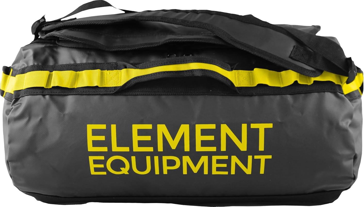 image:imageElement Equipment Trailhead Duffel Bag Shoulder Straps Waterproof OliveGreen SmallBlackYellow