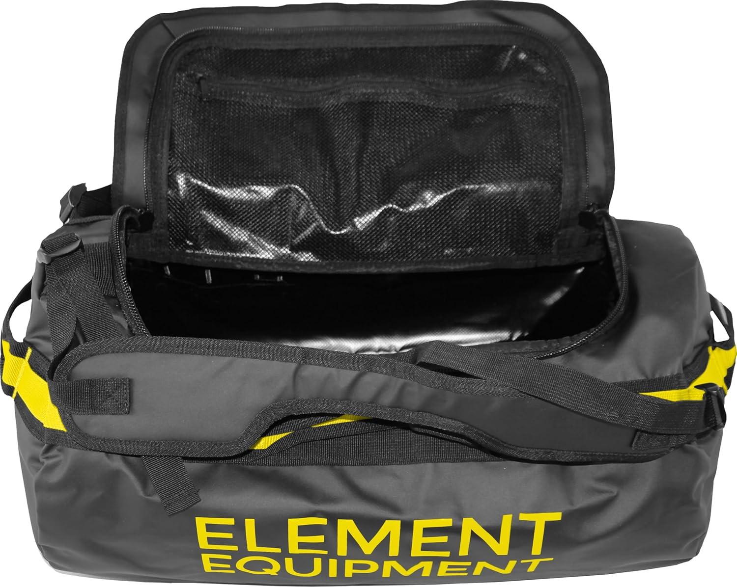 image:imageElement Equipment Trailhead Duffel Bag Shoulder Straps Waterproof OliveGreen SmallBlackYellow