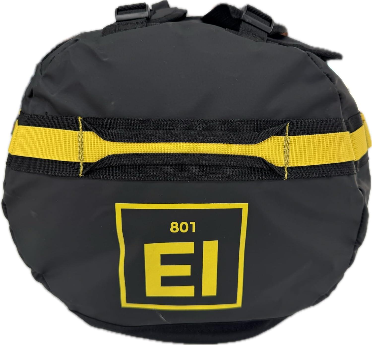 image:imageElement Equipment Trailhead Duffel Bag Shoulder Straps Waterproof OliveGreen SmallBlackYellow