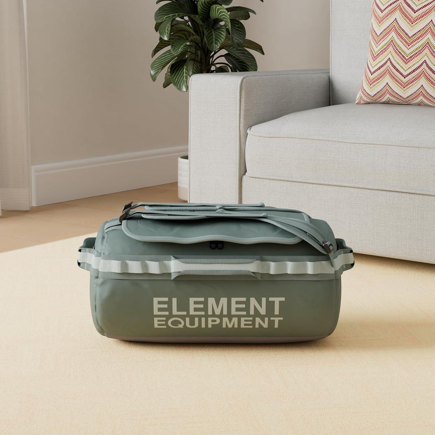 image:imageElement Equipment Trailhead Duffel Bag Shoulder Straps Waterproof OliveGreen SmallOliveGreen