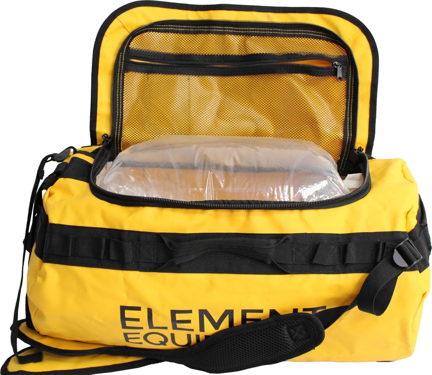 image:imageElement Equipment Trailhead Duffel Bag Shoulder Straps Waterproof OliveGreen SmallYellow