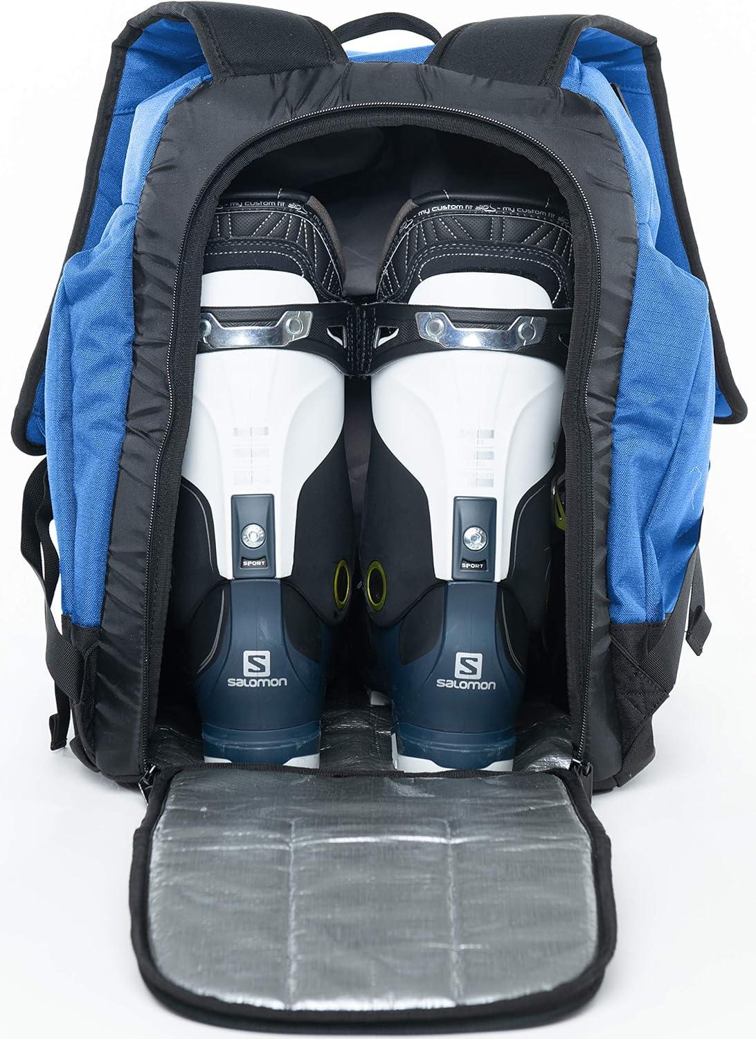image:imageElement Equipment Ultimate Boot Bag Backpack to Carry Ski Boots Snowboard BootsBlue DLX