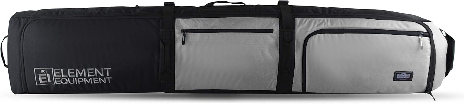 image:imageElement Equipment Wheeled Padded Snowboard Bag Ultimate Double Premium High End Double Roller Travel BagGrey Ripstop