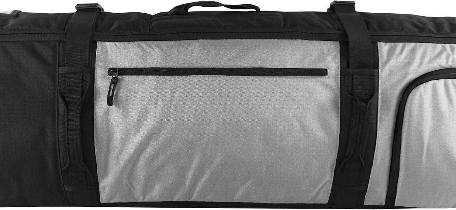 image:imageElement Equipment Wheeled Padded Snowboard Bag Ultimate Double Premium High End Double Roller Travel BagGrey Ripstop