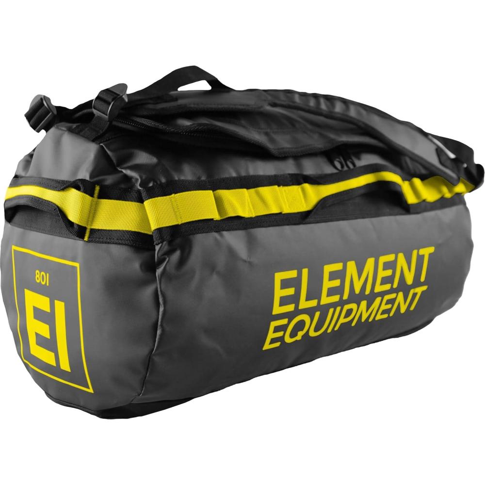 image:imageElement Equipment Trailhead Duffel Bag Shoulder Straps Waterproof OliveGreen SmallBlackYellow