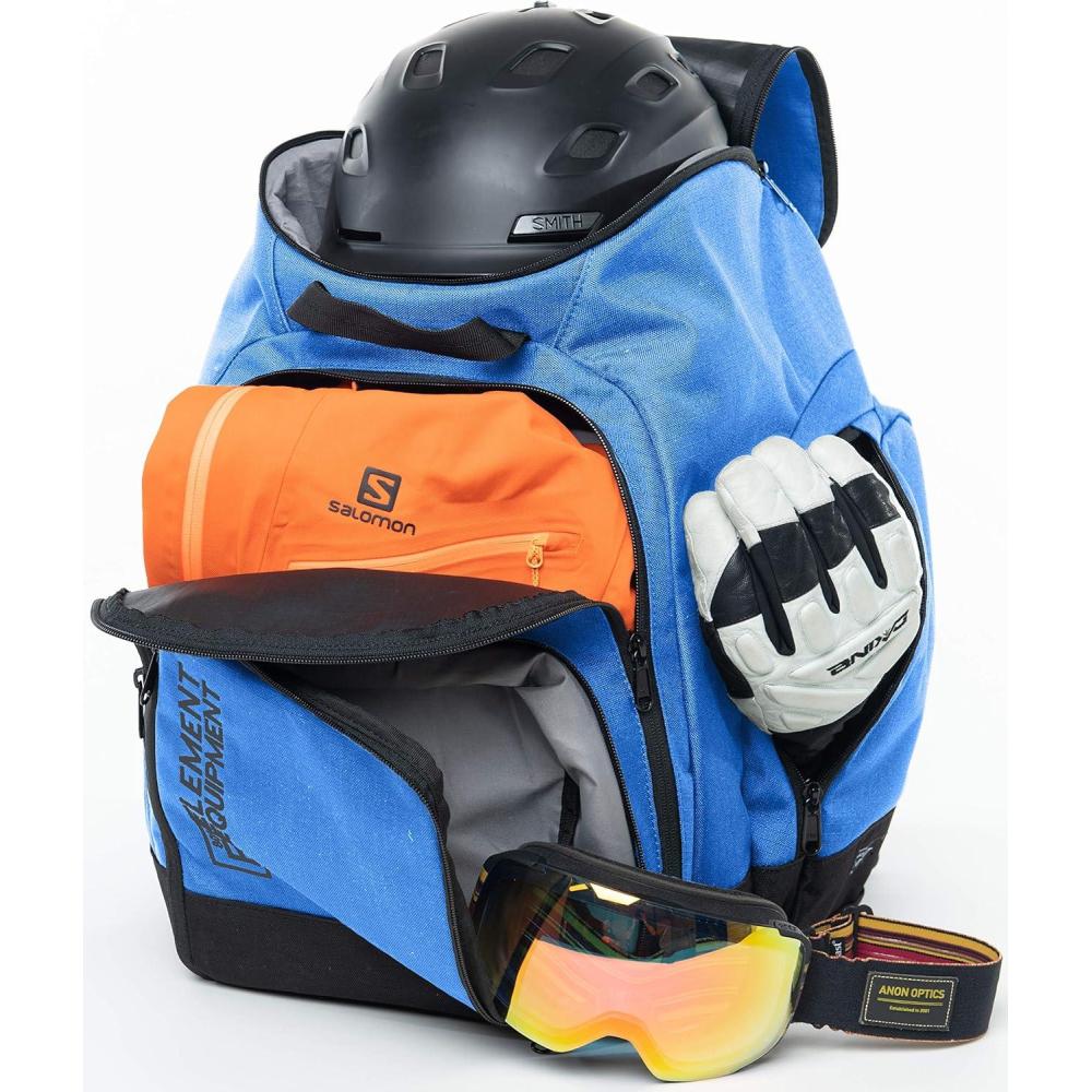image:imageElement Equipment Ultimate Boot Bag Backpack to Carry Ski Boots Snowboard BootsBlue DLX