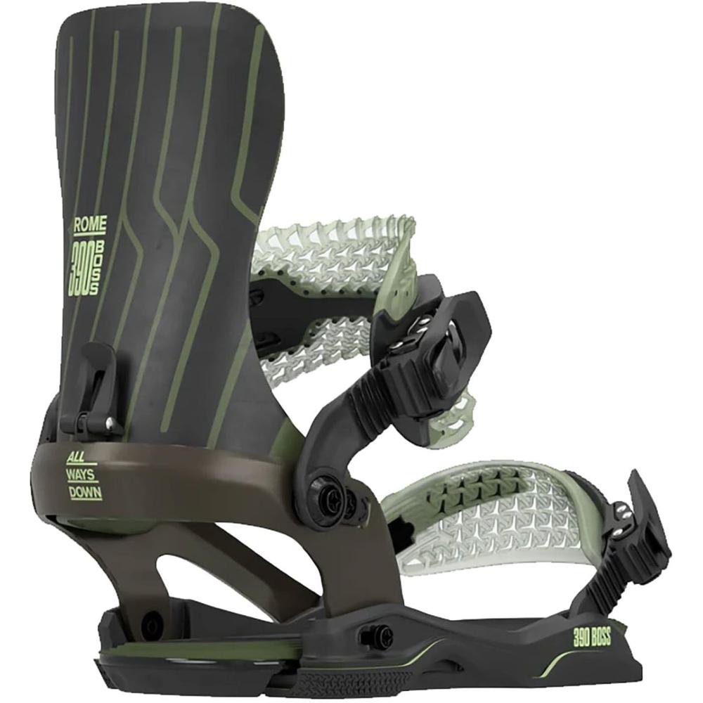 image:imageRome 390 Boss AW Mens Snowboard BindingsSwamp Green