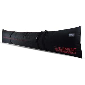 Element Equipment Padded Ski Bag Adjustable One Size Fits All Travel Ski Bag(Black/Red)